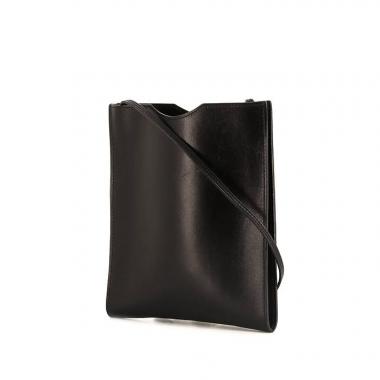 Bolso bandolera Hermès Onimetou en cuero box negro