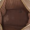 Borsa a tracolla Louis Vuitton Lumiineuse in pelle monogram con stampa marrone - Detail D3 thumbnail
