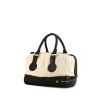 Celine Vintage handbag in off-white canvas and black leather - 00pp thumbnail