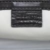 Borsa Celine Vintage in tela bianco sporco e pelle nera - Detail D3 thumbnail