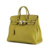 Hermes Haut à Courroies handbag in green Chartreuse goat - 00pp thumbnail
