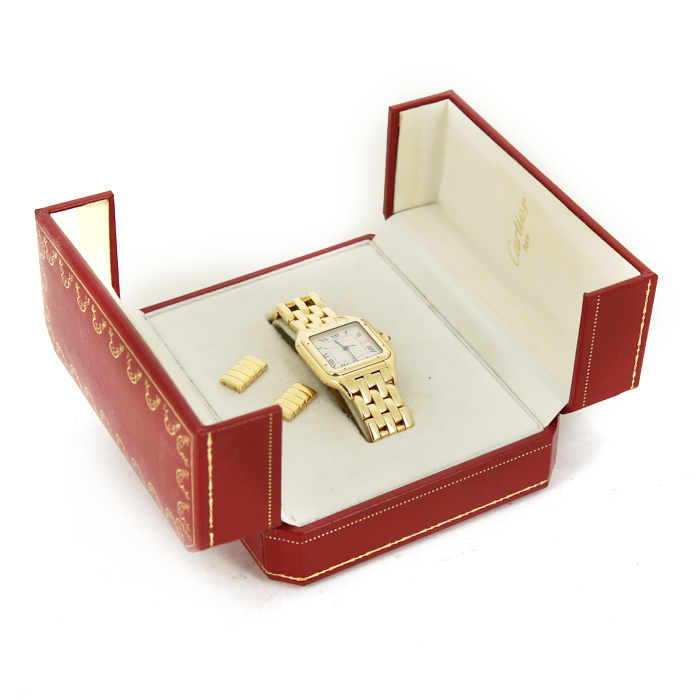 Cartier Panthère watch in yellow gold Circa  1990 - Detail D2