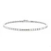Half-articulated Cartier Lanière bracelet in white gold, size 16 - 00pp thumbnail