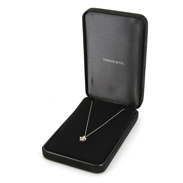 Collana Tiffany 
Co Lynn in oro giallo,  platino e diamanti - Detail D2