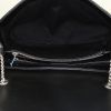 Bolso Saint Laurent Loulou en cuero acolchado con motivos de espigas negro - Detail D3 thumbnail