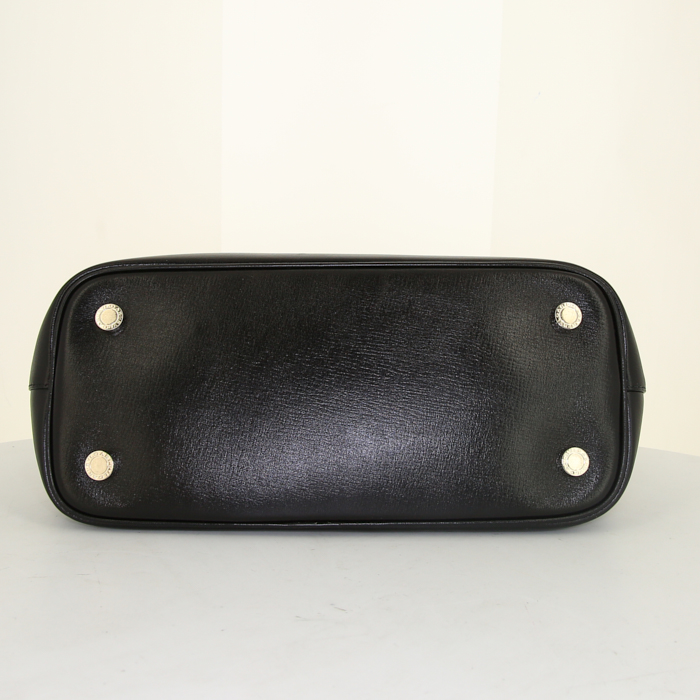 Bulgari Isabella Rossellini shoulder bag in black leather - Detail D5
