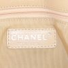 Chanel Shopping GST large model bag worn on the shoulder or carried in the hand in beige quilted grained leather - Detail D3 thumbnail