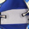 Shopping bag Balenciaga Navy cabas in tela cerata tricolore beige blu e nera - Detail D2 thumbnail