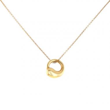 Tiffany & Co Teardrop necklace in yellow gold