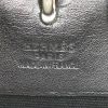 Hermes Herbag shoulder bag in black canvas and black leather - Detail D4 thumbnail