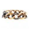 Pomellato Tango bracelet in pink gold,  silver and diamonds - 00pp thumbnail