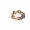Pomellato Tango bracelet in pink gold,  silver and diamonds - Detail D2 thumbnail