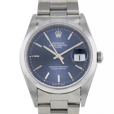 Montre Rolex Oyster Perpetual Date en acier Ref :  15200 Vers  2000