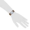 Jaeger-LeCoultre Reverso-Duoface watch in stainless steel Ref:  270854 Circa  2000 - Detail D1 thumbnail