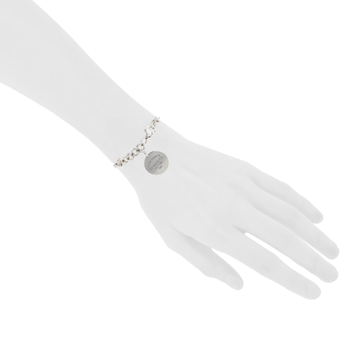 Tiffany & Co Return To Tiffany bracelet in silver - Detail D1