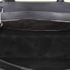 Saint Laurent Rive Gauche medium model handbag in black grained leather and black suede - Detail D3 thumbnail