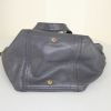Saint Laurent Downtown small model handbag in mauve glittering leather - Detail D4 thumbnail