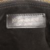 Yves Saint Laurent Muse Two large model handbag in black patent leather and black suede - Detail D3 thumbnail