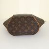 Louis Vuitton Ellipse small model handbag in brown monogram canvas and natural leather - Detail D4 thumbnail