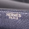 Borsa portadocumenti Hermès Sac à dépêches in pelle Fjord nera - Detail D3 thumbnail