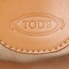 Bolso para llevar al hombro o en la mano Tod's D-Bag en cuero esmaltado beige - Detail D4 thumbnail