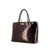 Louis Vuitton Wilshire shopping bag in burgundy monogram patent leather - 00pp thumbnail