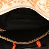 Bolso de mano Balenciaga Blanket Square en cuero naranja - Detail D3 thumbnail