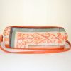 Bolso de mano Balenciaga Blanket Square en cuero naranja - Detail D5 thumbnail