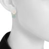 Pomellato Luna earrings in pink gold and quartz - Detail D1 thumbnail