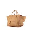 Shopping bag Céline Phantom in pelle beige e profili rossi - 00pp thumbnail
