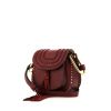 Chloé Hudson shoulder bag in burgundy leather - 00pp thumbnail