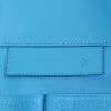 Balenciaga Papier A4 shopping bag in turquoise leather - Detail D3 thumbnail