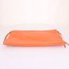 Balenciaga Arena pouch in orange leather - Detail D4 thumbnail