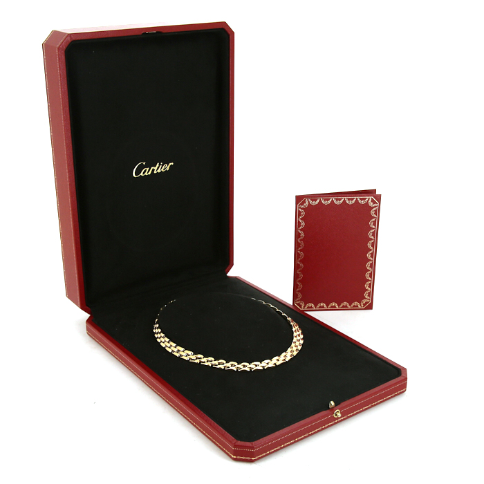 Collar Cartier Maillon Panthère en oro amarillo - Detail D2