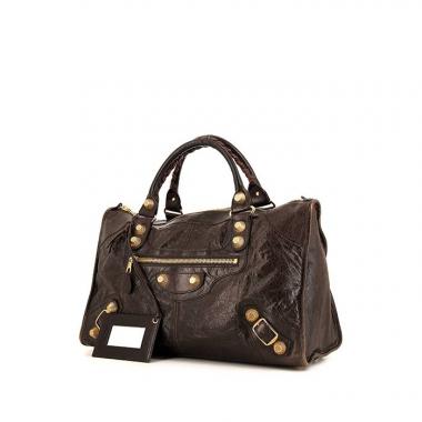 Borsa Balenciaga Work in pelle marrone
