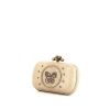 Bottega Veneta Knot pouch in beige lizzard and beige leather - 00pp thumbnail