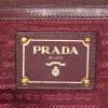 Prada Gaufre bag in burgundy leather - Detail D4 thumbnail