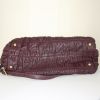 Prada Gaufre bag in burgundy leather - Detail D5 thumbnail