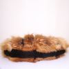 Gucci Bamboo handbag in beige furr and brown leather - Detail D4 thumbnail
