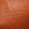 Pochette Louis Vuitton Poche-documents modello grande in tela monogram marrone e pelle color cognac - Detail D3 thumbnail