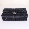 Chanel Timeless handbag in black tweed - Detail D5 thumbnail