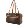 Louis Vuitton Cité large model shoulder bag in brown monogram canvas and natural leather - 00pp thumbnail