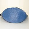 Louis Vuitton Saint Jacques large model handbag in blue epi leather - Detail D4 thumbnail