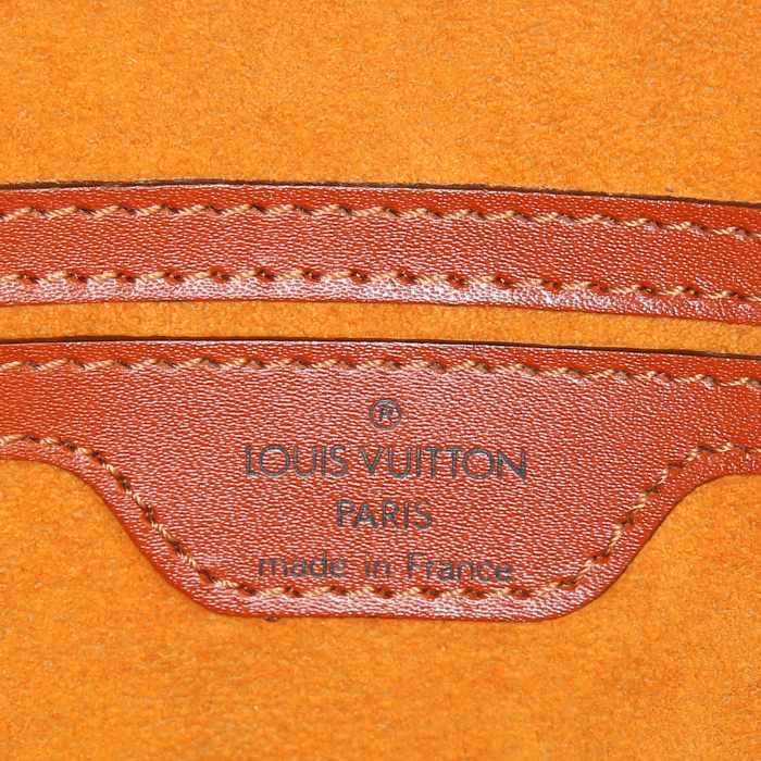 Louis Vuitton Saint Jacques small model handbag in cognac epi leather - Detail D3