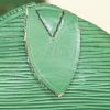 Louis Vuitton Keepall 55 cm travel bag in green epi leather - Detail D3 thumbnail