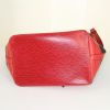 Louis Vuitton petit Noé large model handbag in black and red bicolor epi leather - Detail D4 thumbnail
