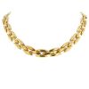 Half-articulated Cartier Gentiane small model necklace in yellow gold - 00pp thumbnail