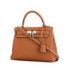 Hermes Kelly 28 cm handbag in gold togo leather - 00pp thumbnail