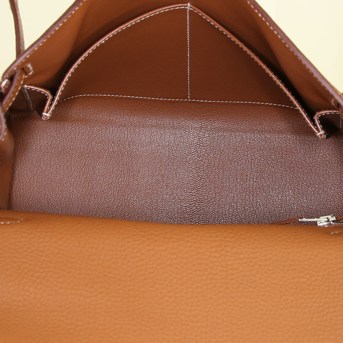 Borsa Hermes Kelly 28 cm in pelle togo gold - Detail D3
