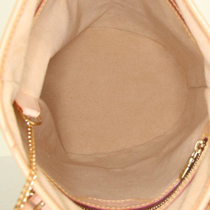 Shopping bag Louis Vuitton Bucket in pelle naturale - Detail D2